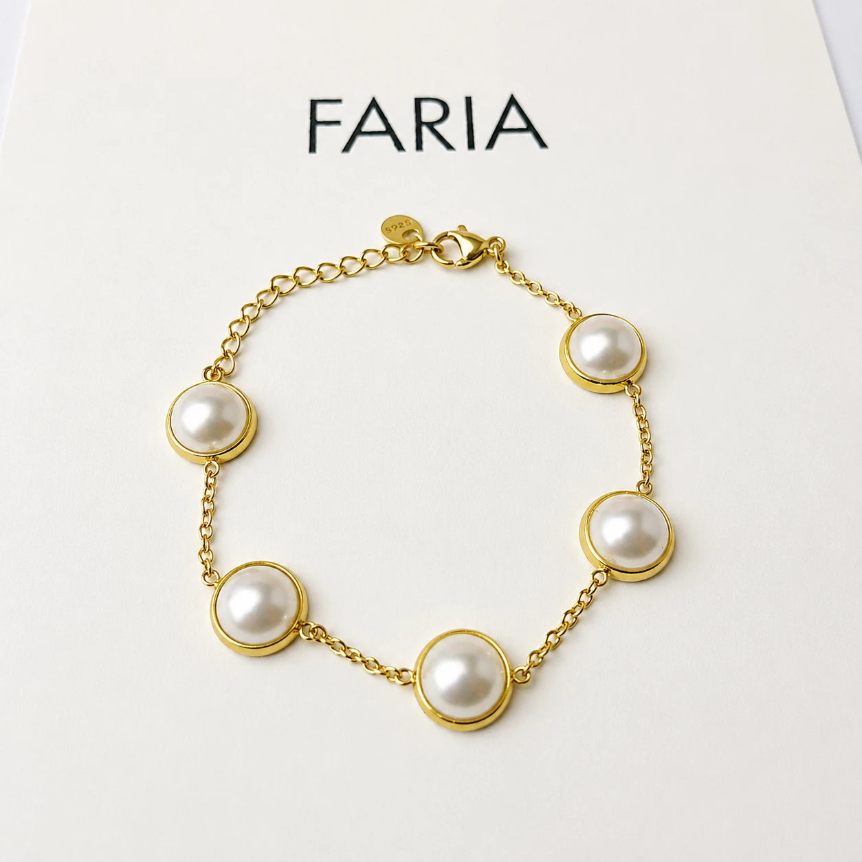 Pearl Orbit Bracelet Stainless