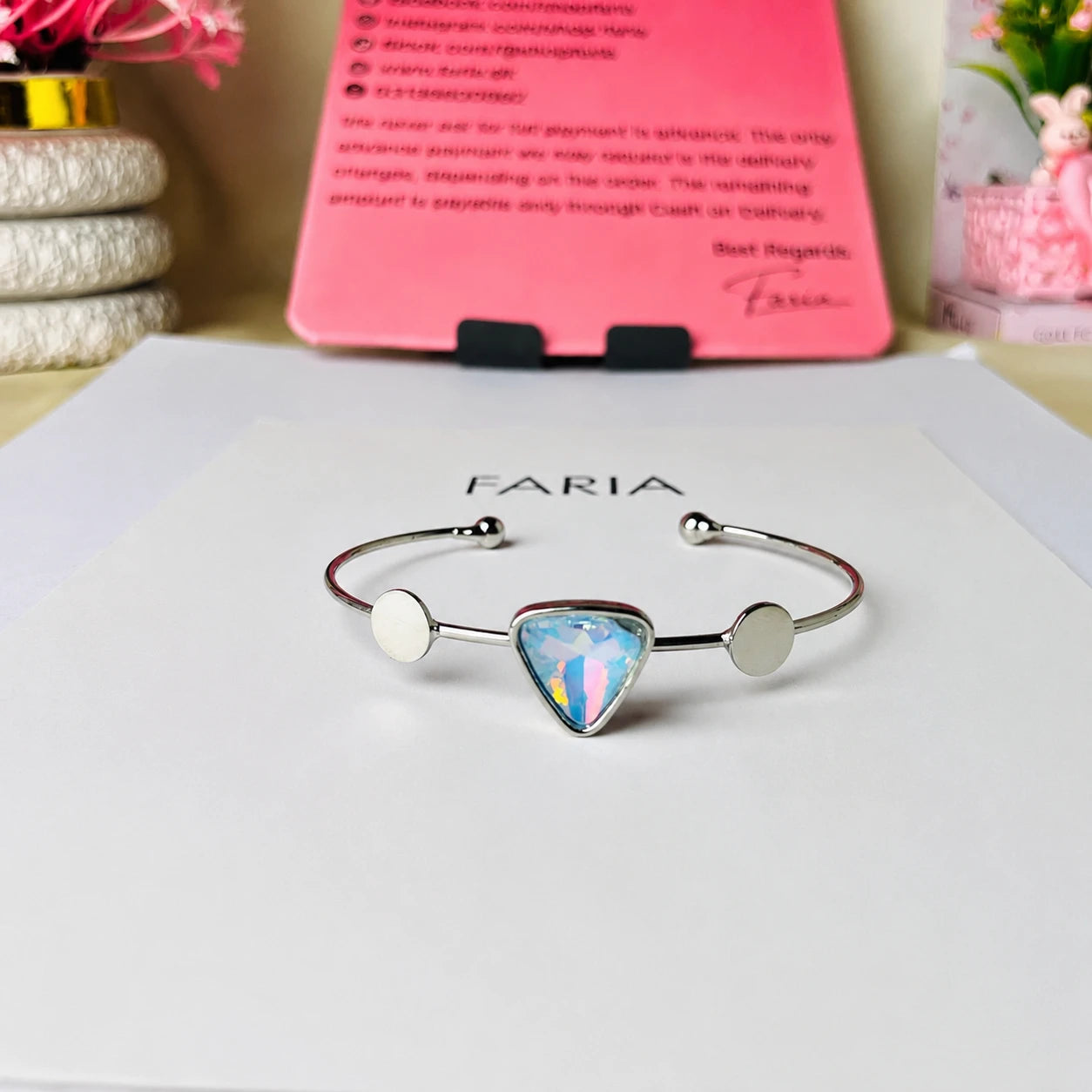 Opal Prism Open Cuff Bracelet