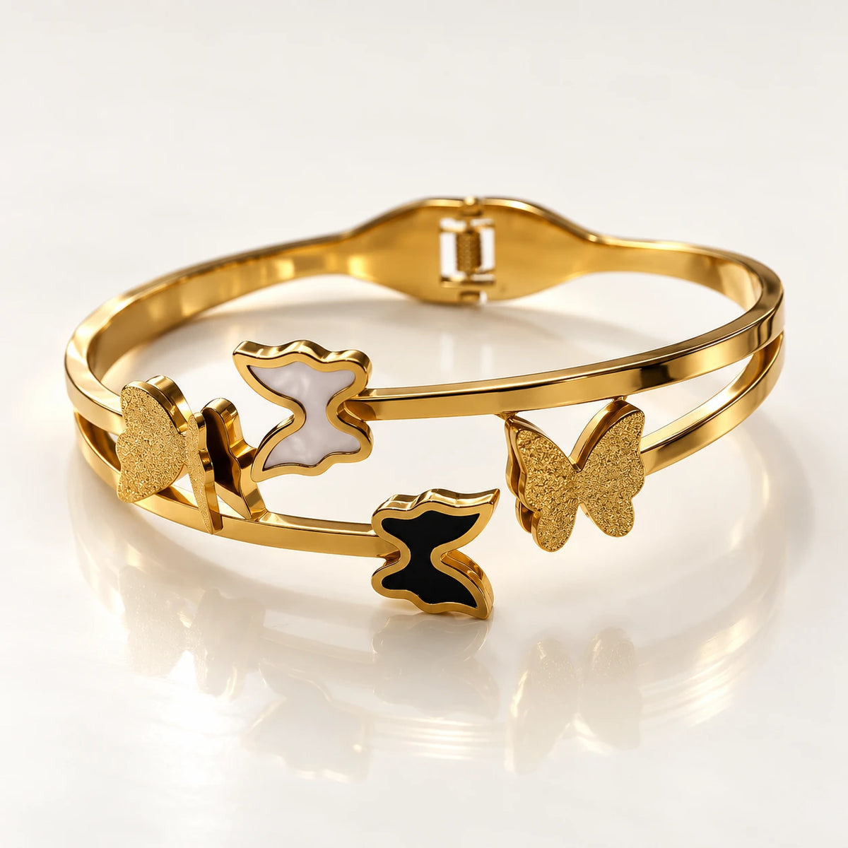 Golden Butterfly Stainless Steel Handcuff