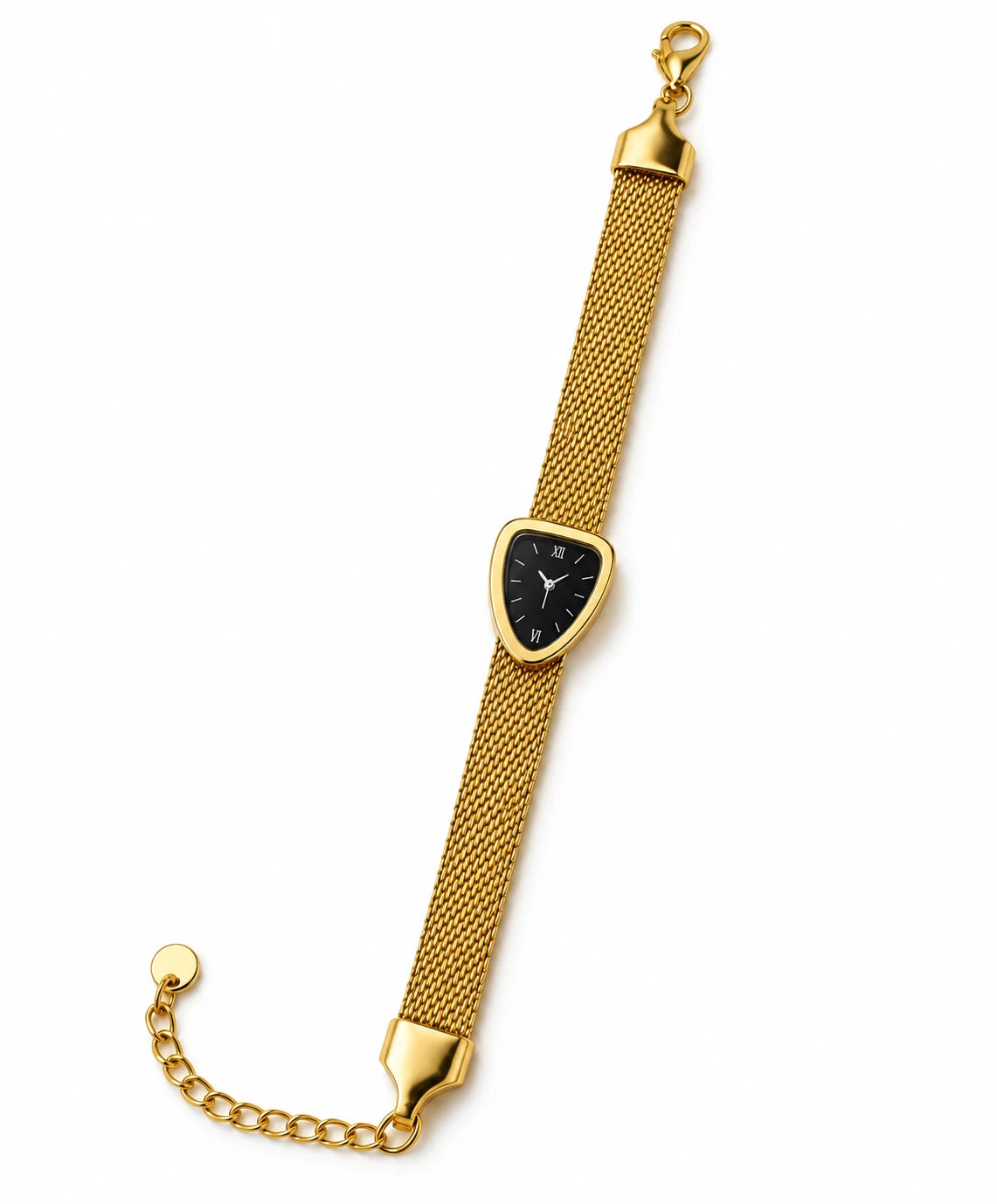 Black Dial Stainless Watch Bracelet