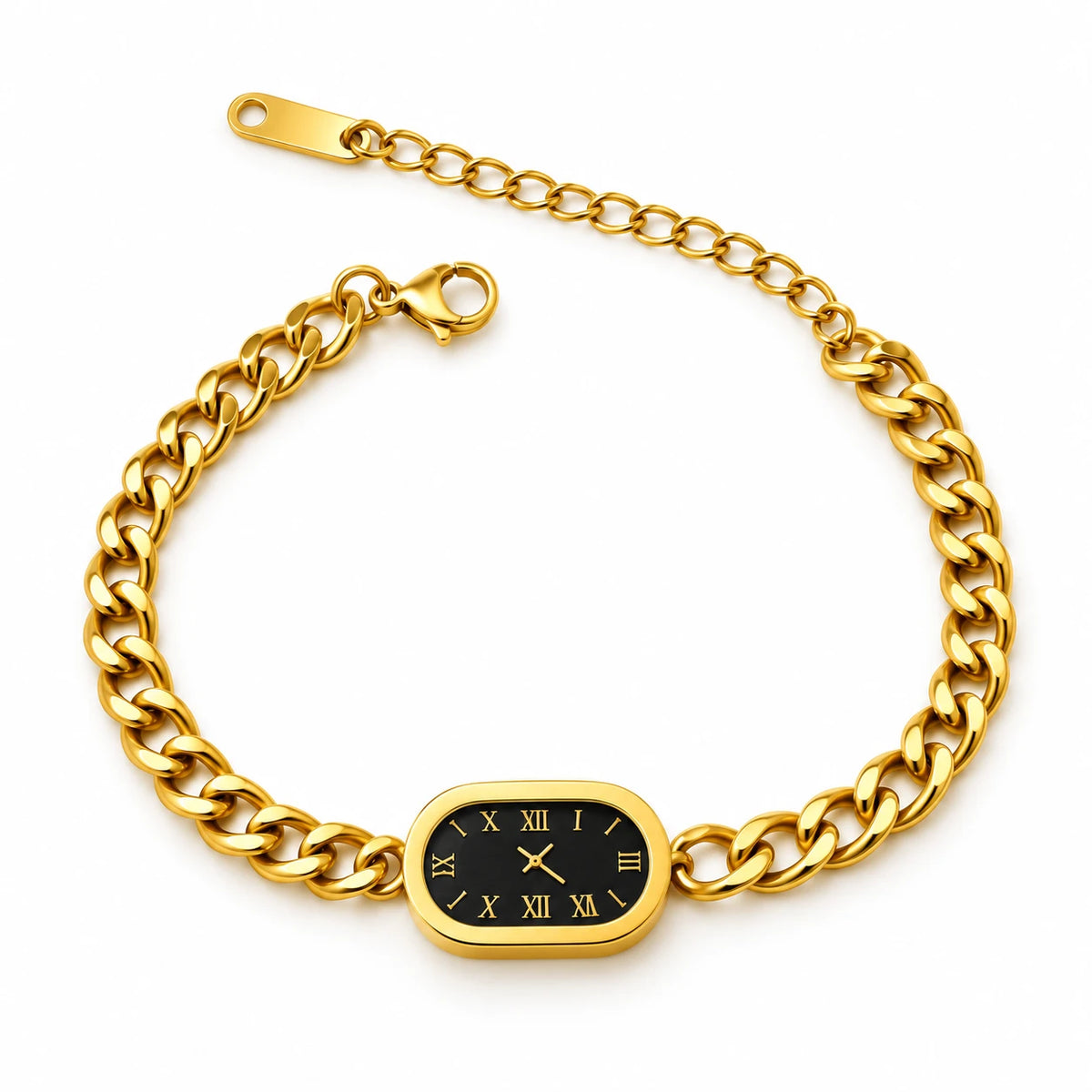 Classic Timepiece Stainless Bracelet