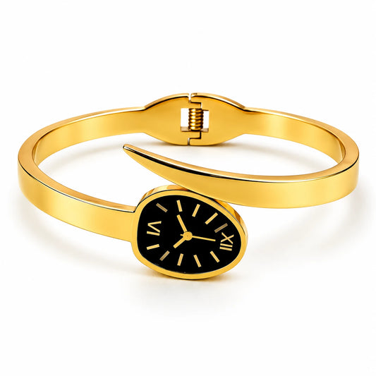 Noir Watch Wrap Stainless Bracelet