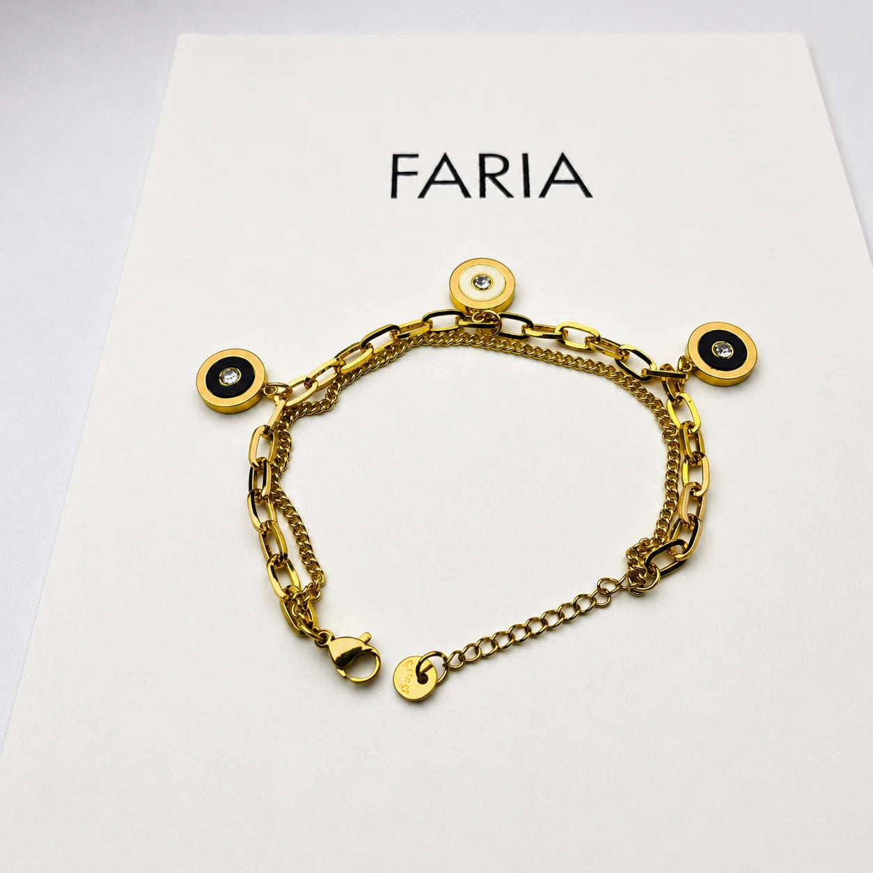 Eclipse Charm Bracelet Stainless