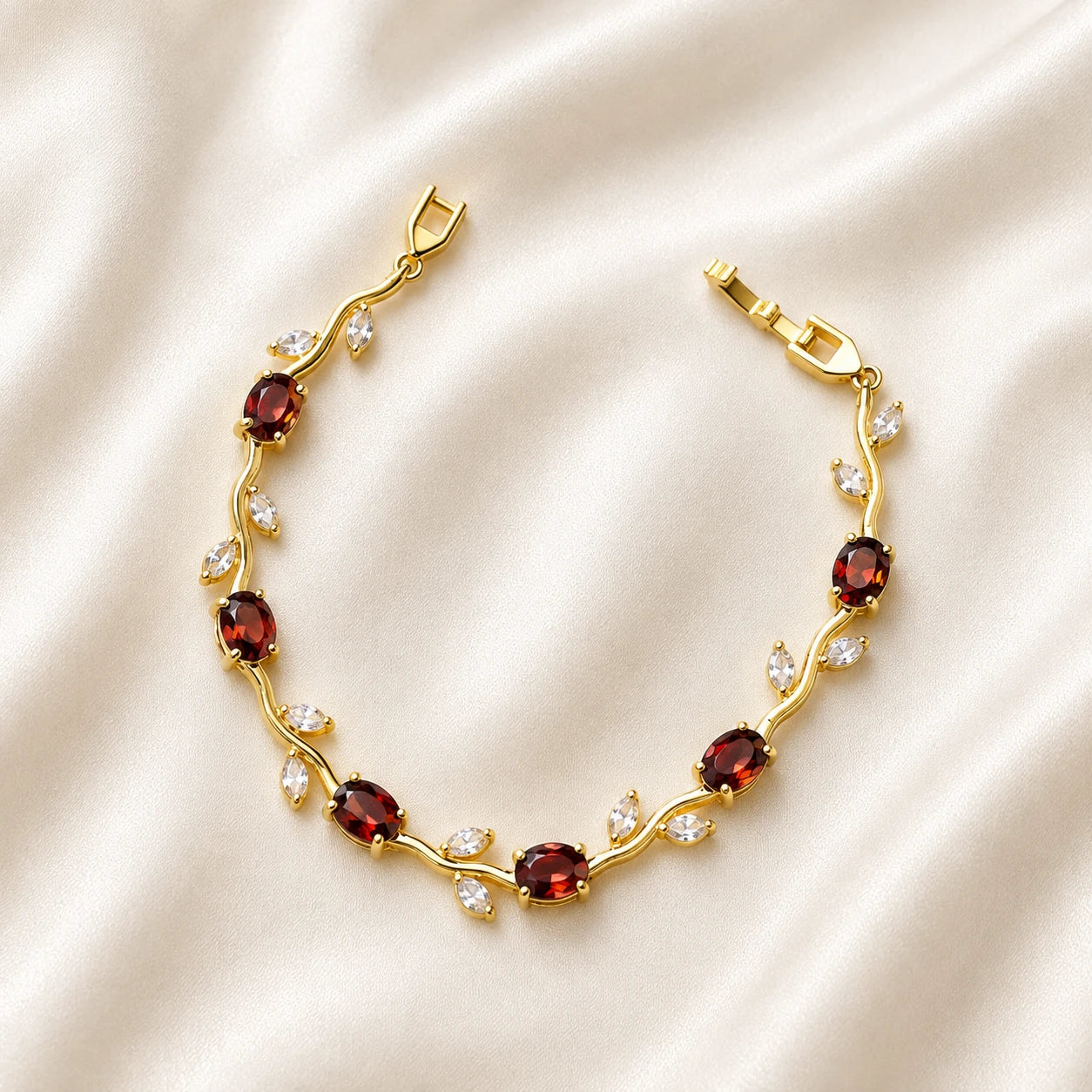 Tulip Bracelet Stainless - Rust