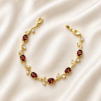 Tulip Bracelet Stainless - Rust