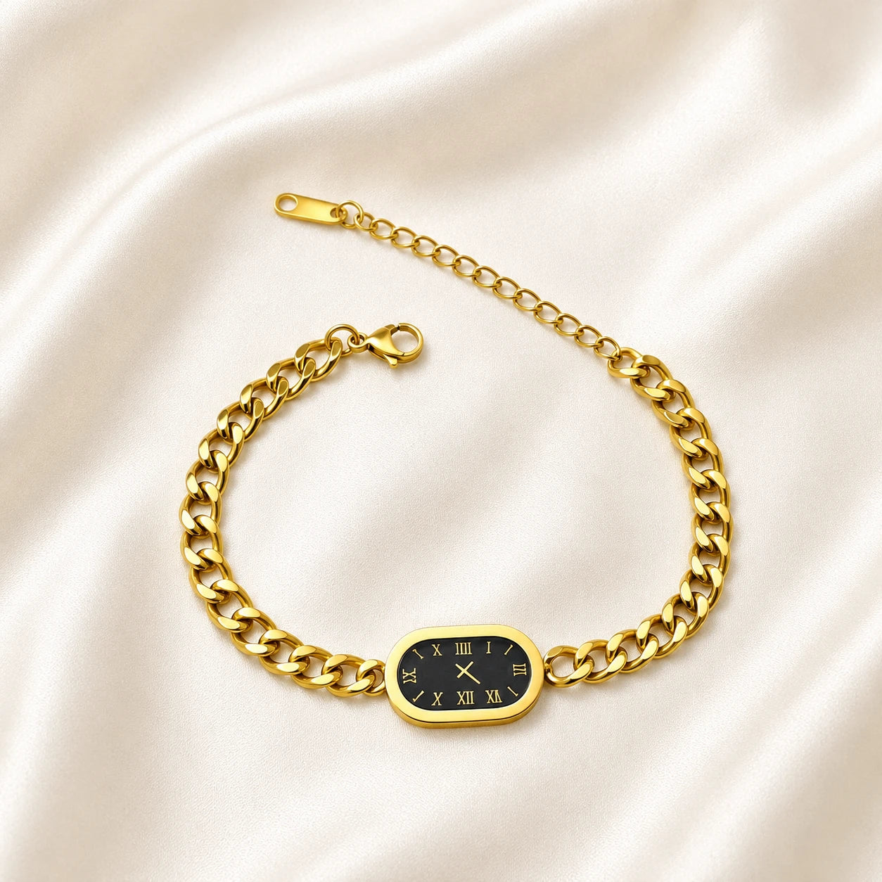 Classic Timepiece Stainless Bracelet