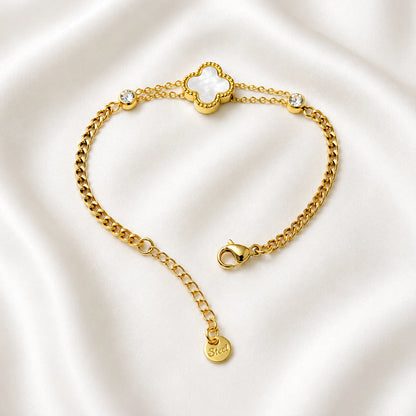 Roselle Twin Link Stainless Bracelet