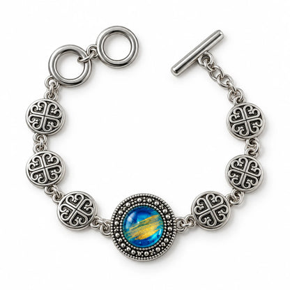 Turkish Round Stone Bracelet - 7 Colors