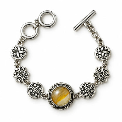Turkish Round Stone Bracelet - 7 Colors
