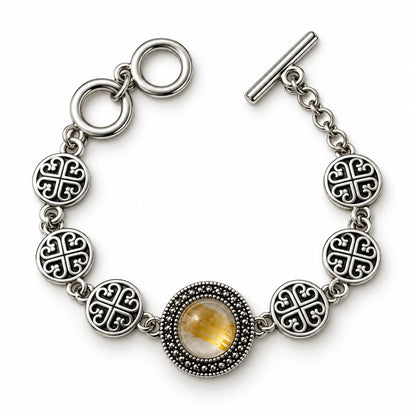 Turkish Round Stone Bracelet - 7 Colors