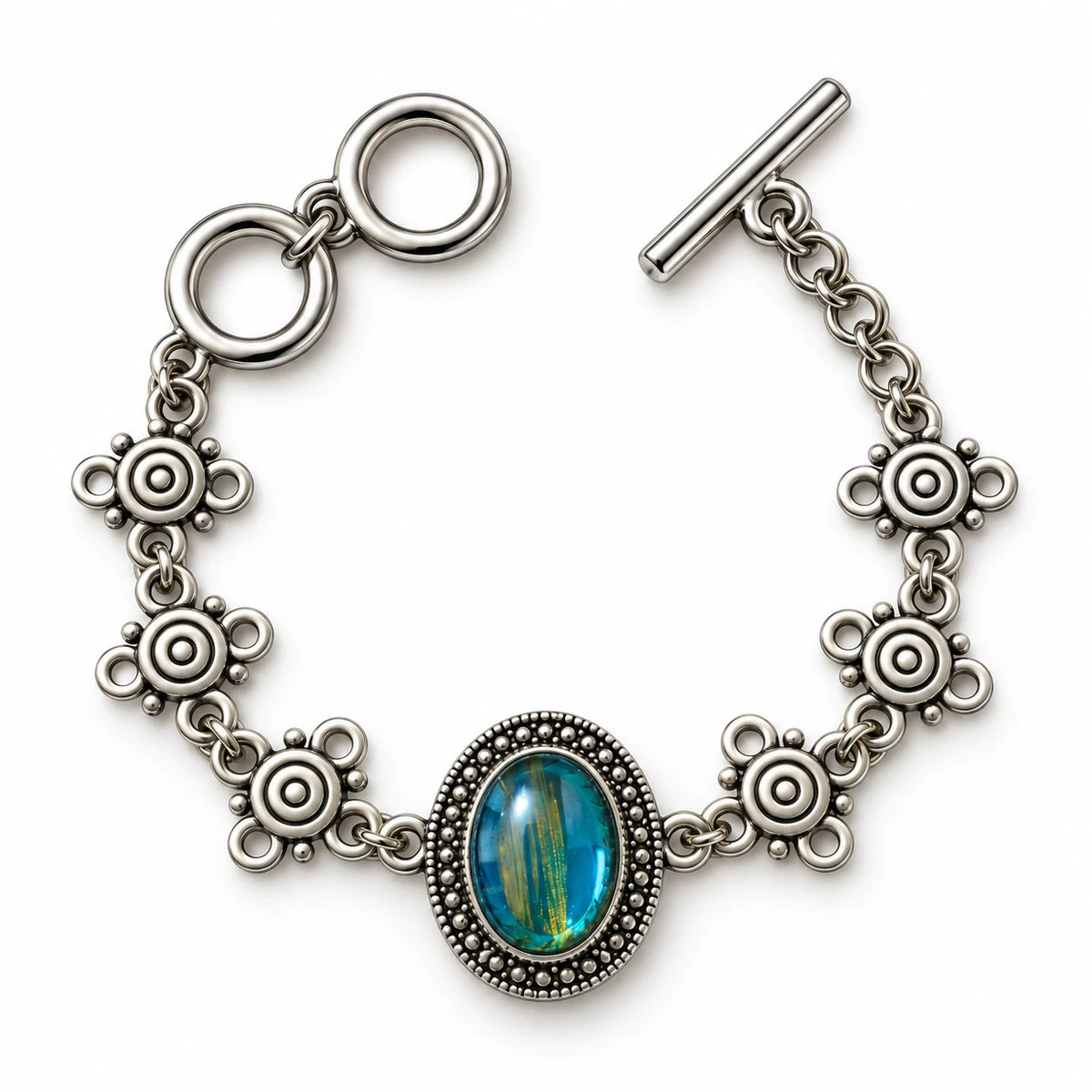 Turkish Oval Stone Bracelet - 6 Colors