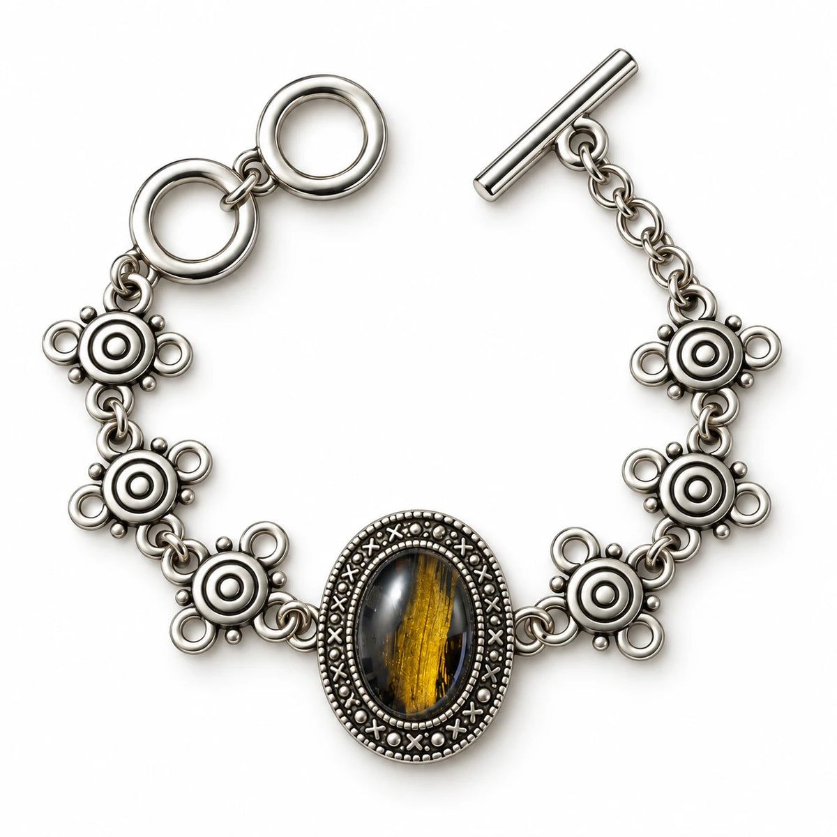 Turkish Oval Stone Bracelet - 6 Colors