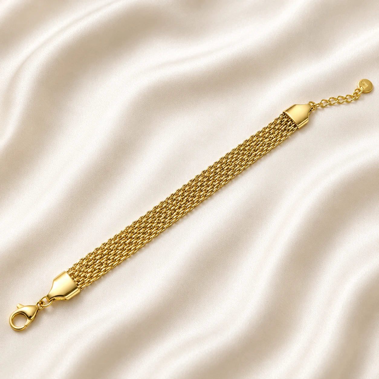 Fine Weave Stainless Steel Bracelet