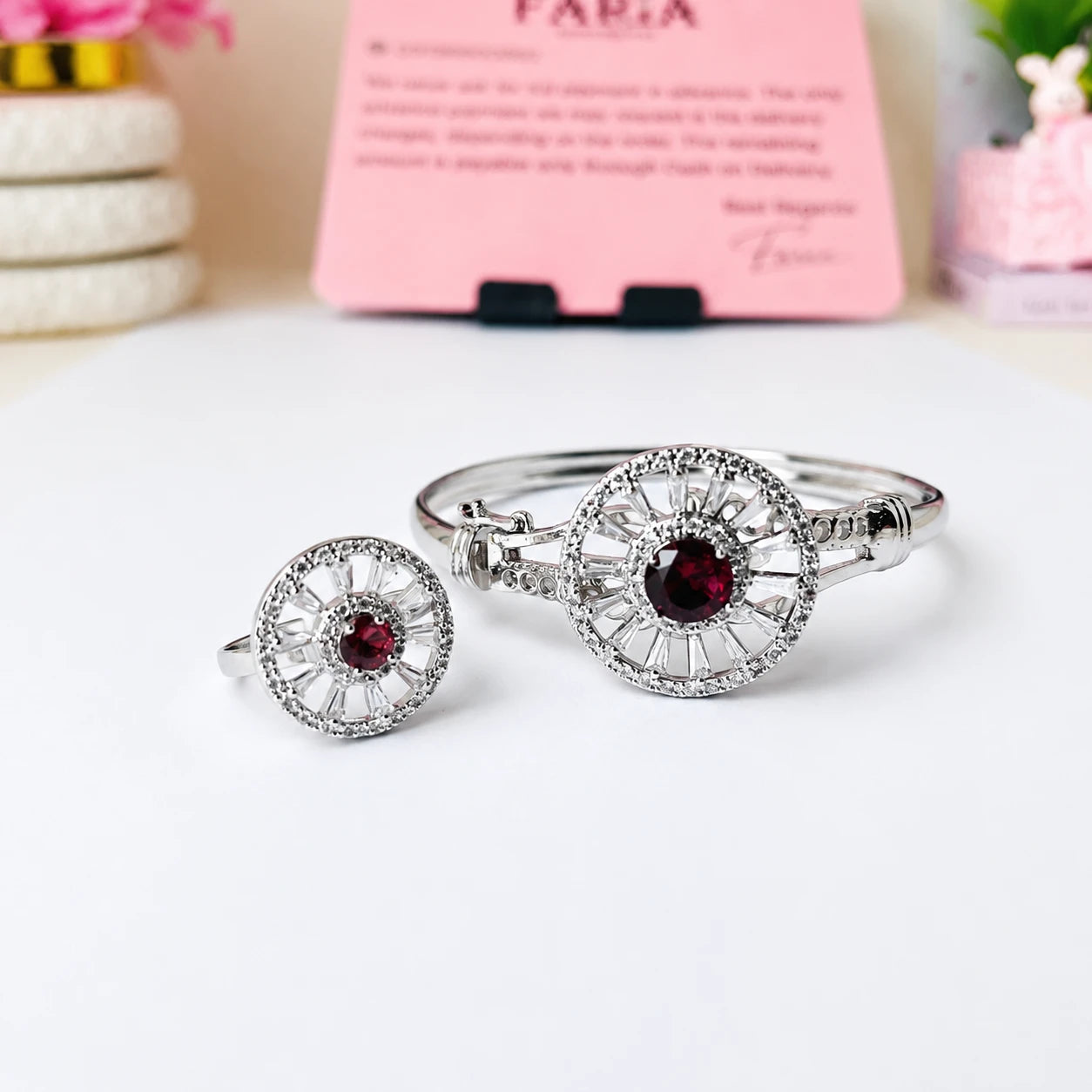 Radiant Bloom Bracelet Set