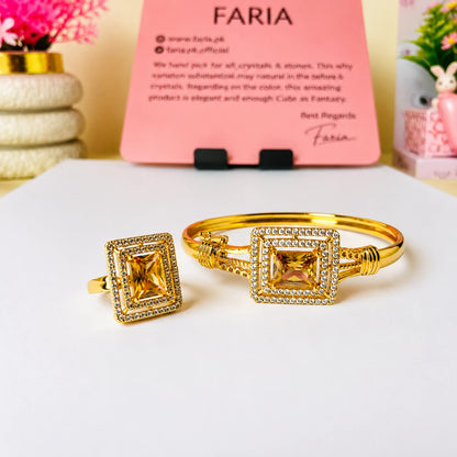 Regal Halo Bracelet Set
