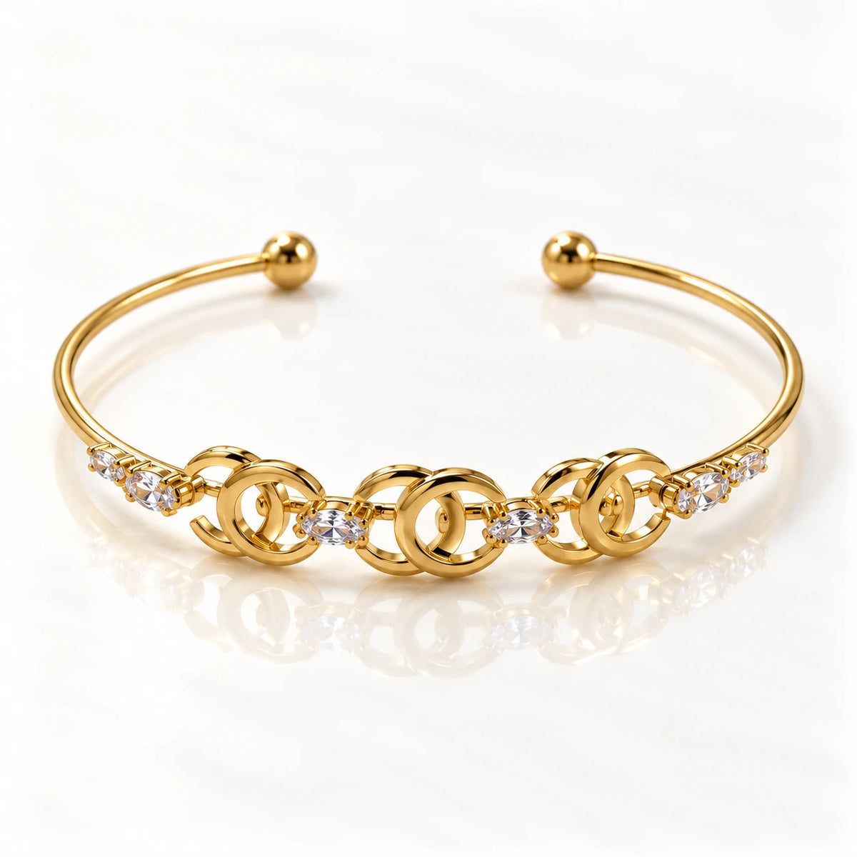 Opal Prism Open Cuff Bracelet - 2 Colors