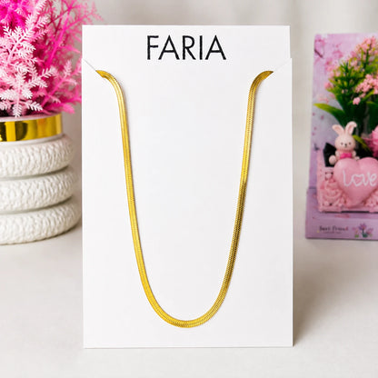 Herringbone Luxe Collar Stainless Adornment