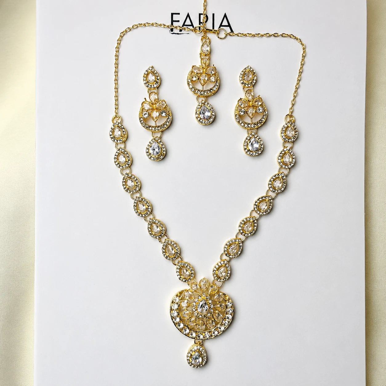 Royal Crystal Choker Set