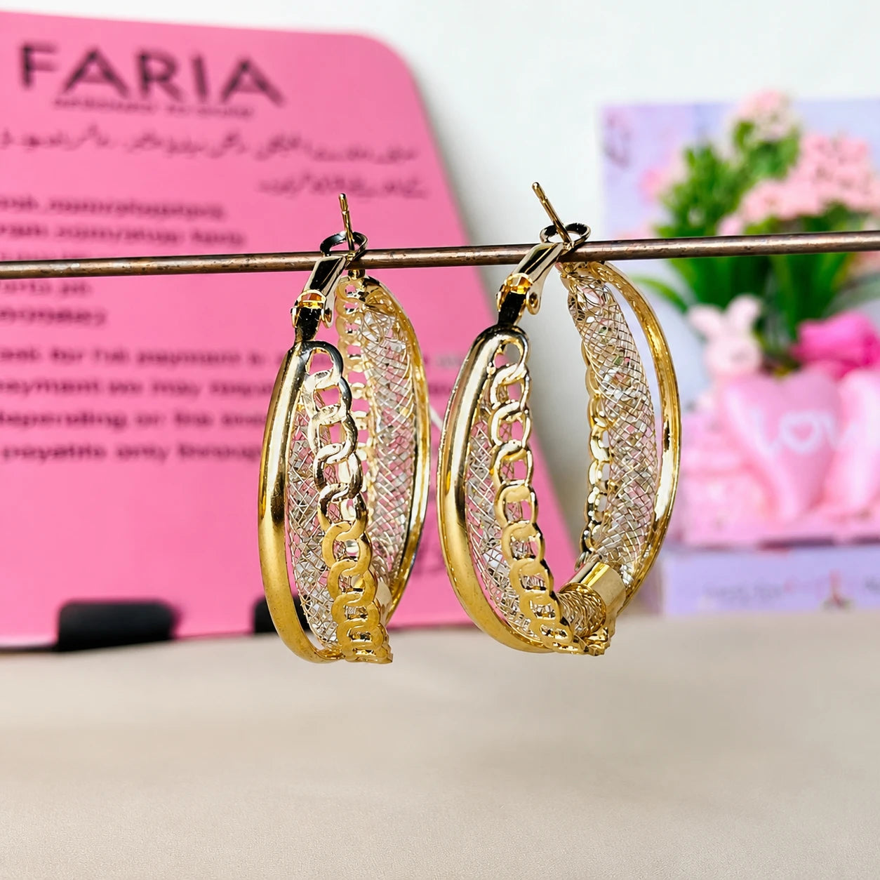 Luxe Chain Hoop Earrings