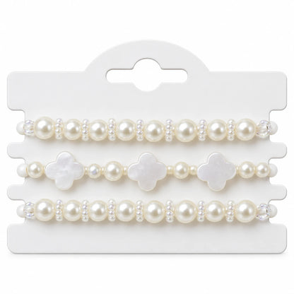Pastel Candy Bead Bracelet Set - 12 Designs