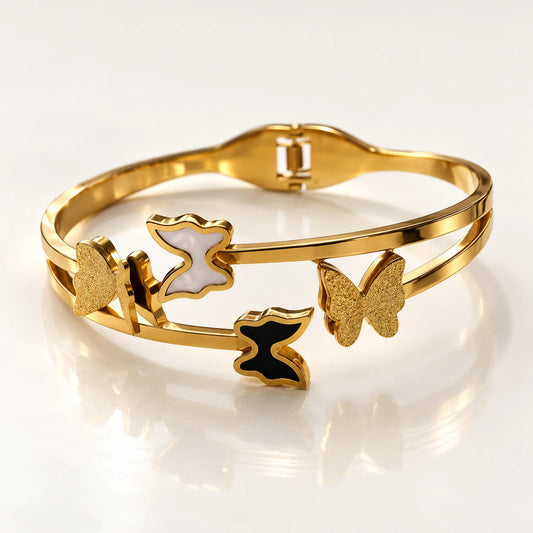 Golden Butterfly Stainless Steel Handcuff