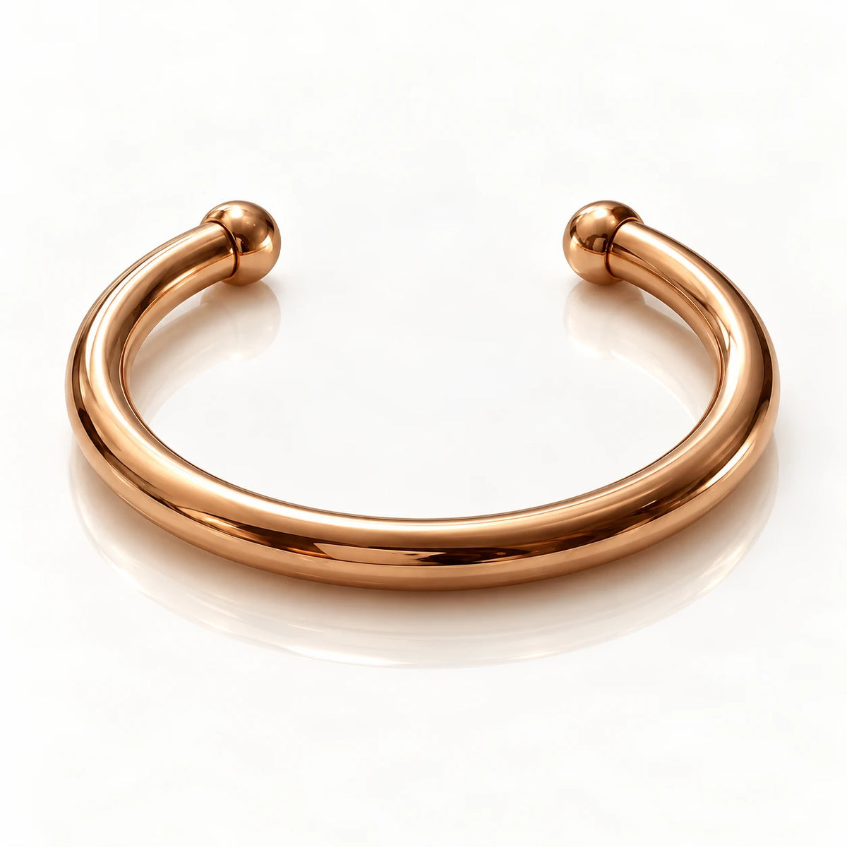 Rose Gold Minimalist Stainless Steel Handcuff
