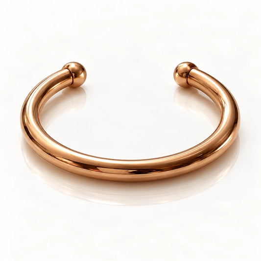 Rose Gold Minimalist Stainless Steel Handcuff