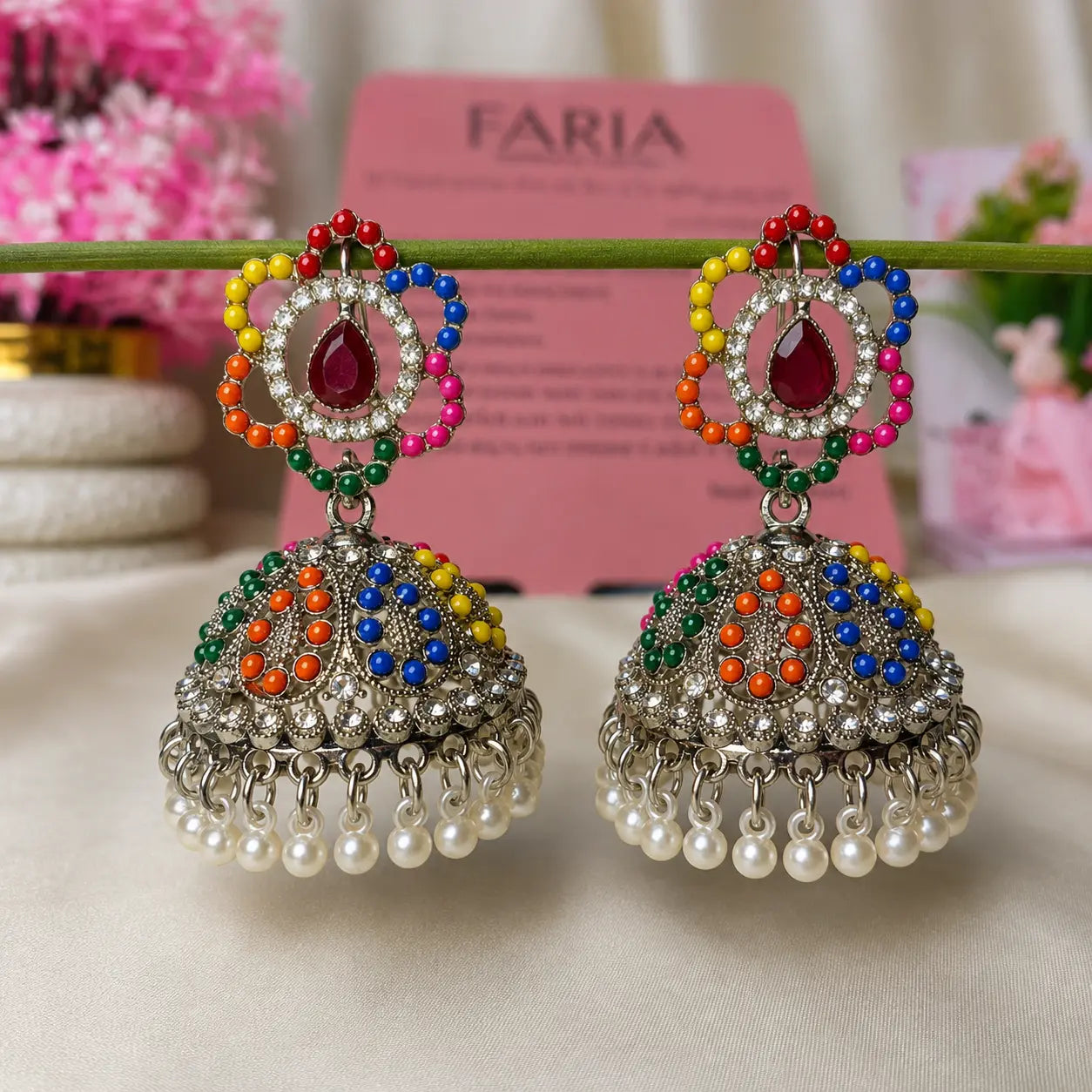 Colorful Traditional Jhumkay