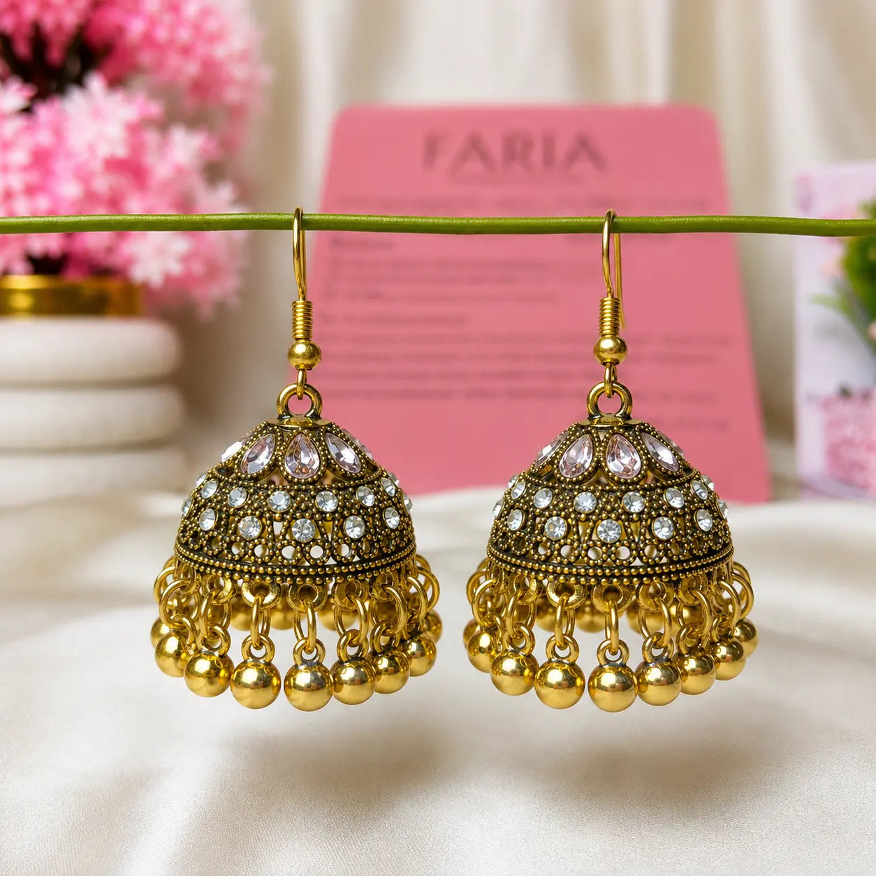Classic Golden Jhumkay