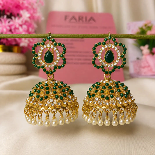 Golden Traditional Jhumkay