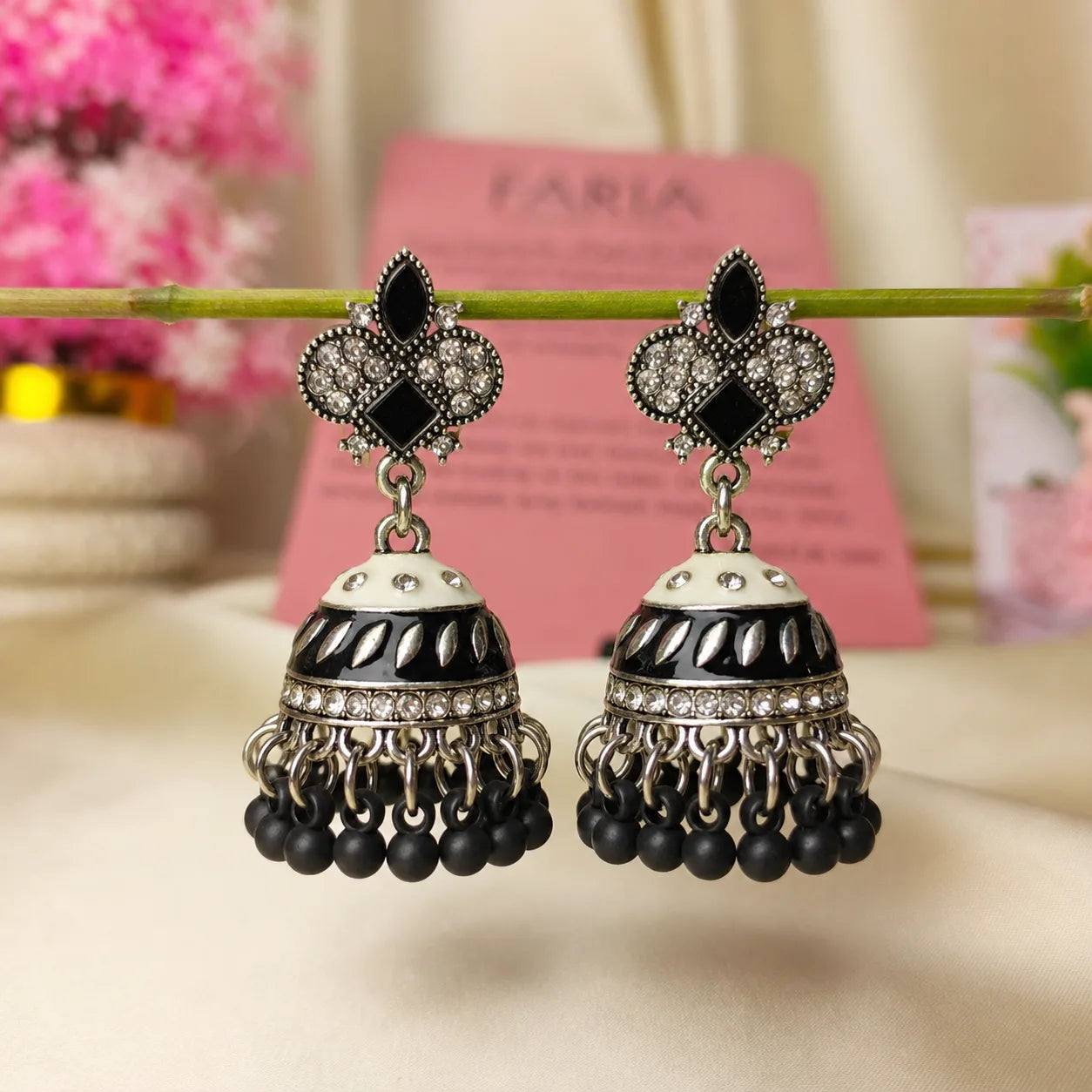 Midnight Noir Jhumka