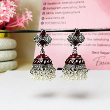 Classic Dome Pearl Jhumka