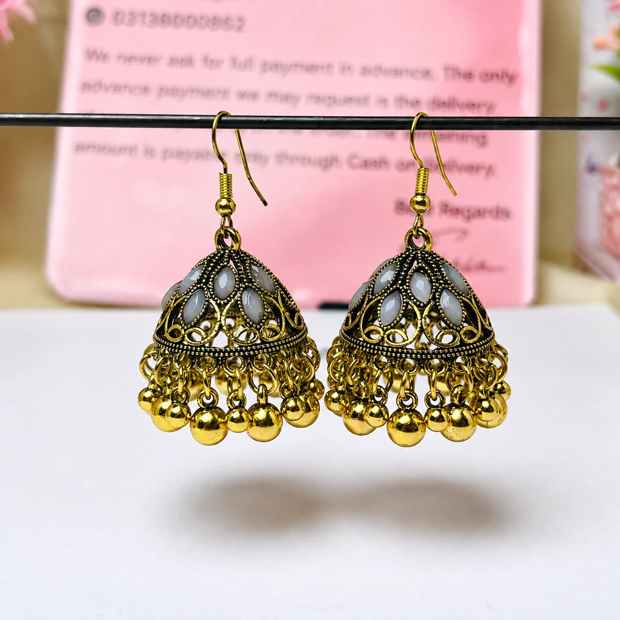 Royal Multicolor Traditional Jhumka