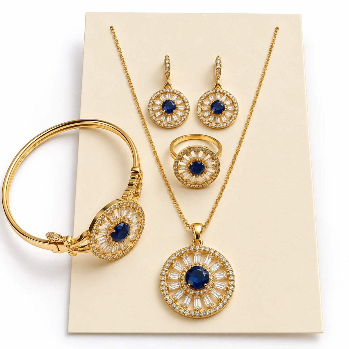 Emerald Radiance Jewelry Set - 3 Colors