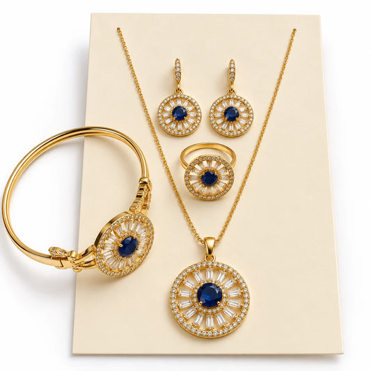 Emerald Radiance Jewelry Set - 3 Colors