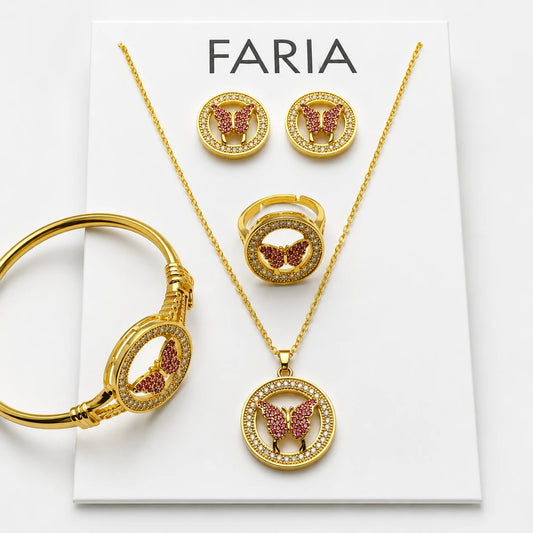 Butterfly Luxe Pendant Set