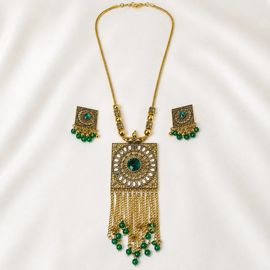 Emerald Heritage Filigree Set