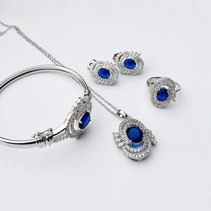 Elegant Crystal Jewelry Set