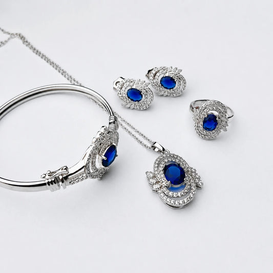 Elegant Crystal Jewelry Set