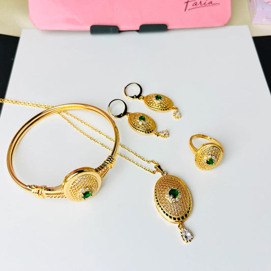 Emerald Heritage Jewelry Set