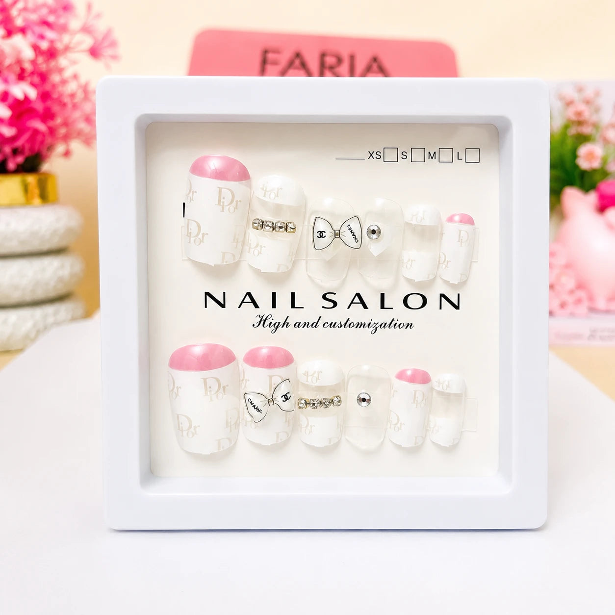 Sweet Blush French Press-On Nails
