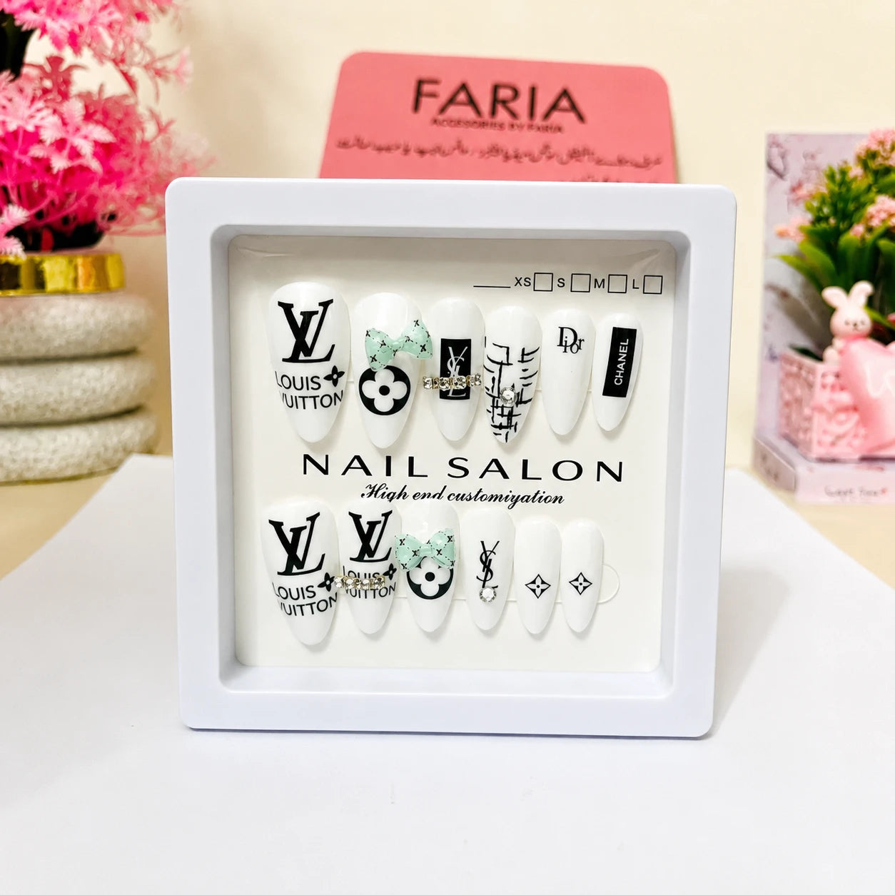Monochrome Luxury Press-On Nails