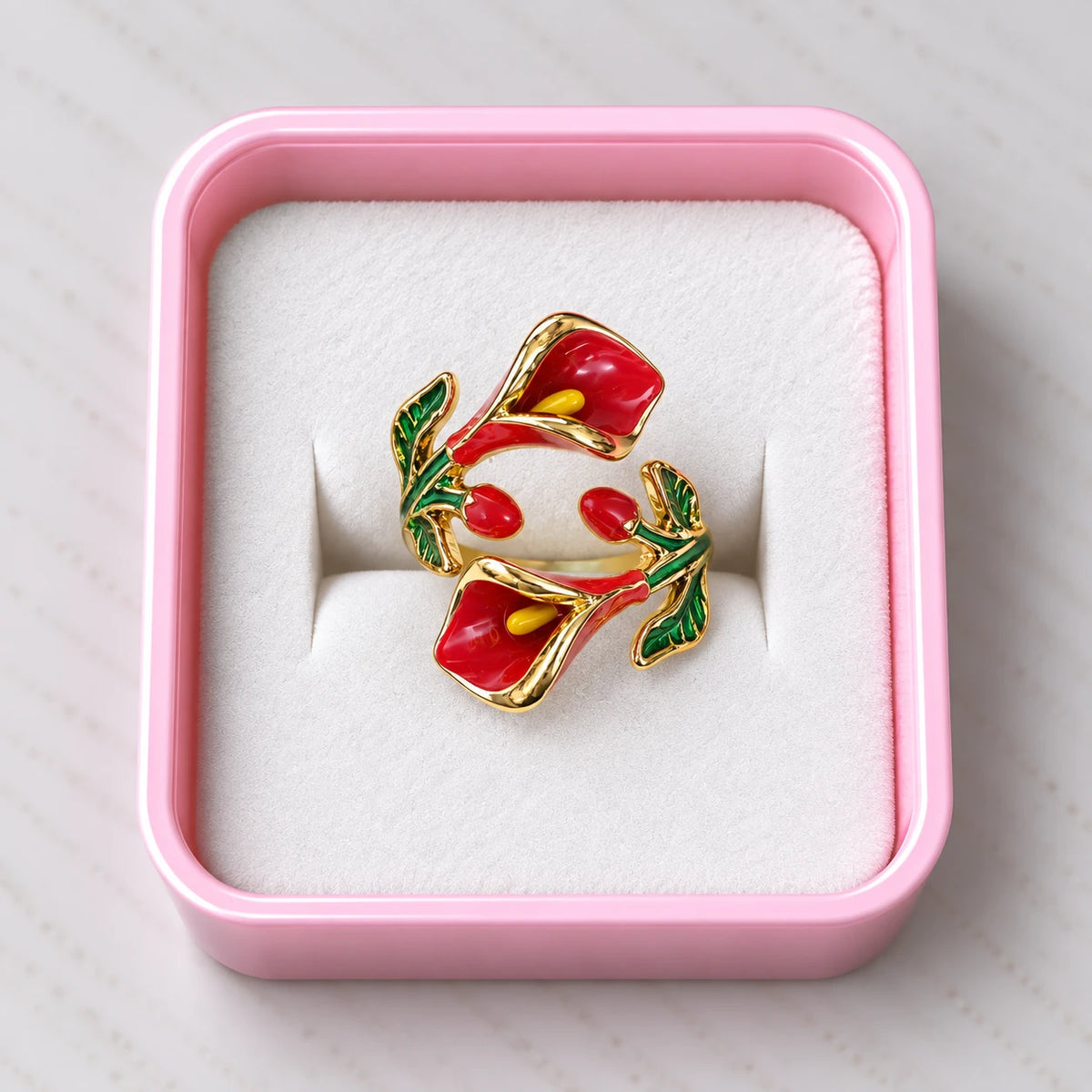 Blooming Calla Lily Ring - 3 Colors