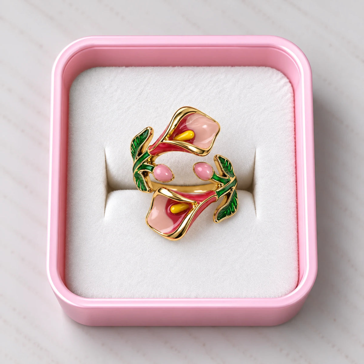 Blooming Calla Lily Ring - 3 Colors