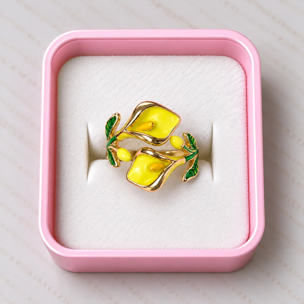 Blooming Calla Lily Ring - 3 Colors