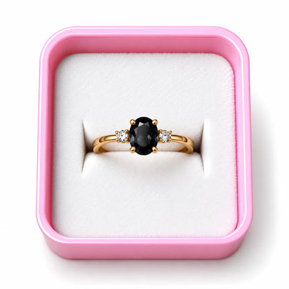 Emerald Royale Three Stone Ring - 3 Colors