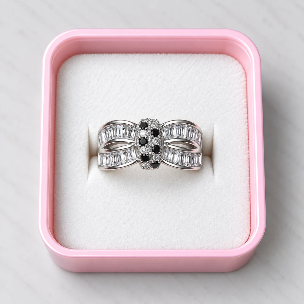 Midnight Bow Radiance Statement Ring - 3 Colors