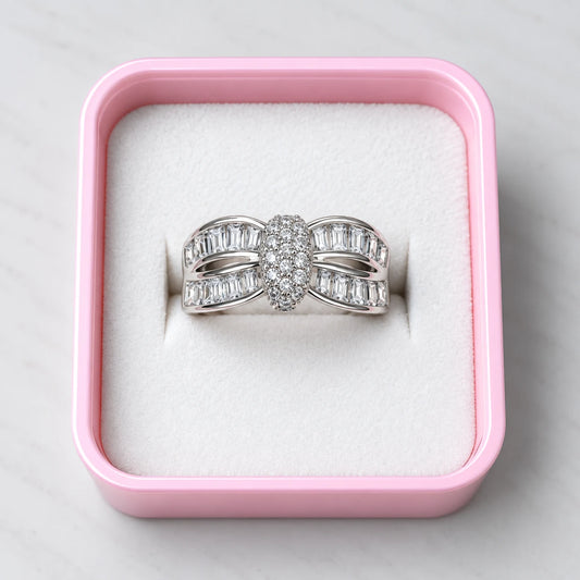 Midnight Bow Radiance Statement Ring - 3 Colors