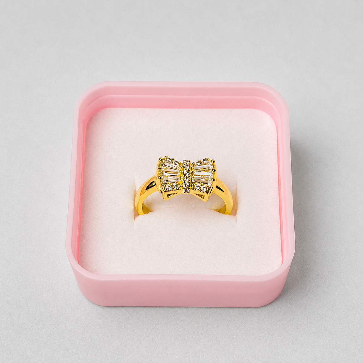 Sapphire Crystal Bow Ring