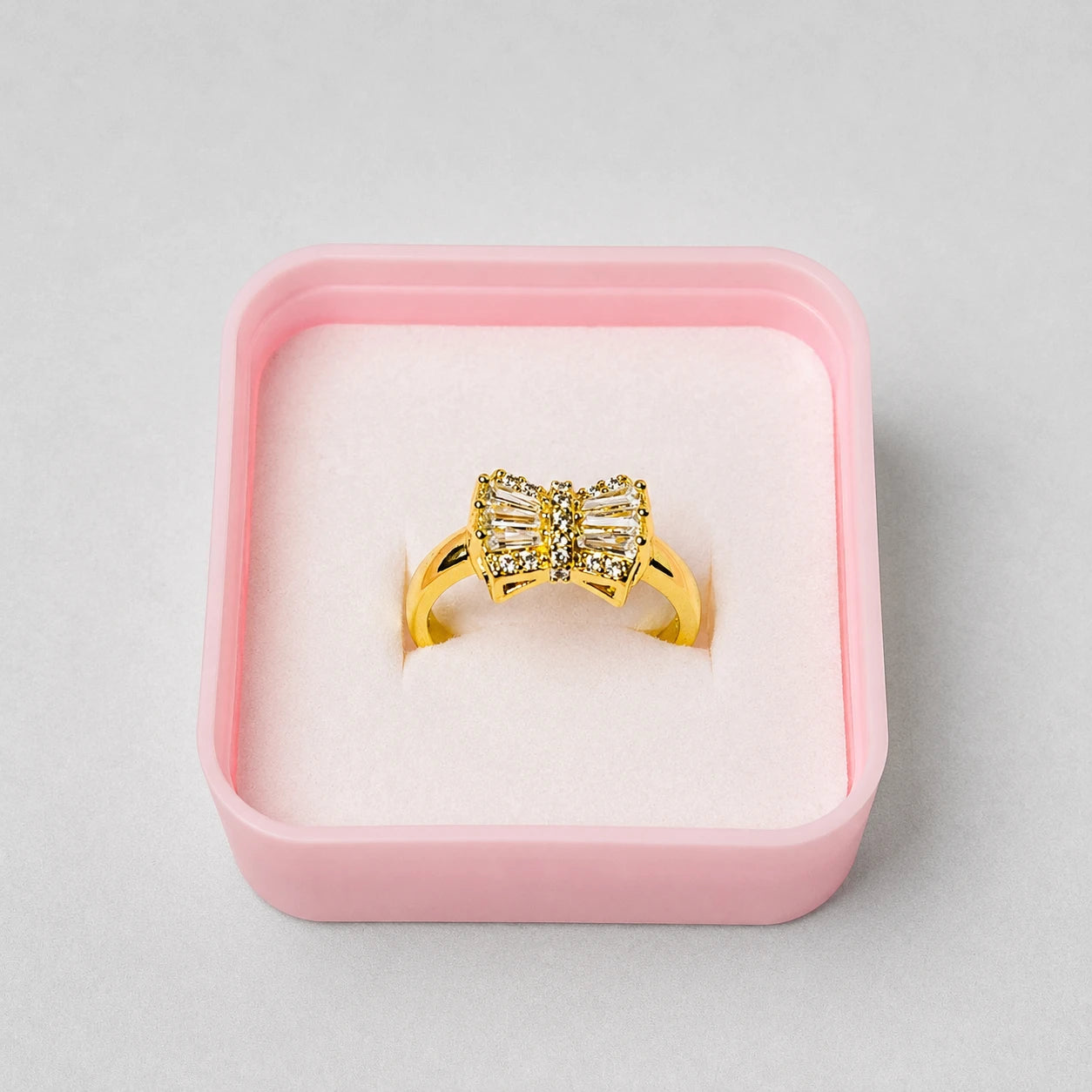Sapphire Crystal Bow Ring